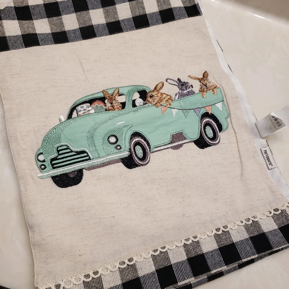 Pier 1 Easter Bunny Table Runner